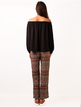 Pantaloni Dama Cu Imprimeu Colorat