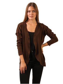 Cardigan Dama Subtire Maro