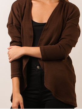 Cardigan Dama Subtire Maro