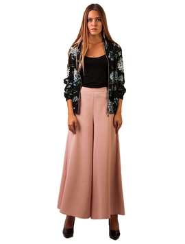 Jacheta Dama Cu Imprimeu Floral Negru Si Albastru