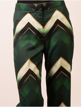 Pantaloni Dama Usor Evazati Verzi