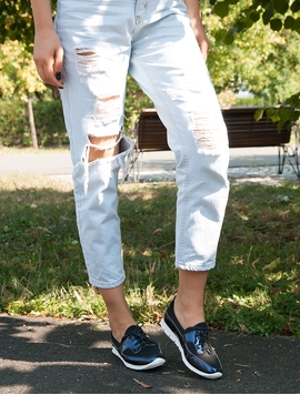 Pantofi Sport Dama Luciosi Bleumarin