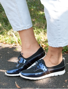 Pantofi Sport Dama Luciosi Bleumarin