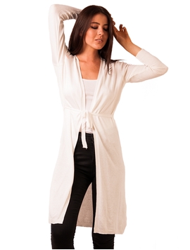 Cardigan Dama Cu Cordon Alb