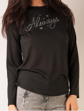 Bluza Dama Cu Pietricele Always Negru