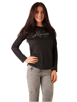 Bluza Dama Cu Pietricele Always Negru