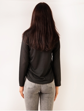Bluza Dama Cu Pietricele Paris Negru