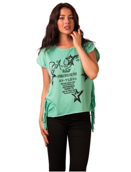 Tricou Cu Franjuri 
