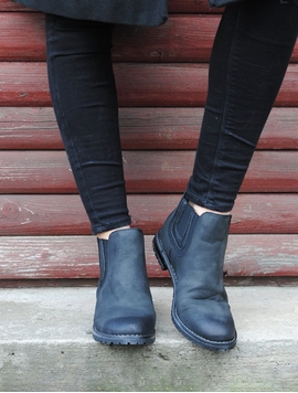 Ghete Dama Cu Elastic In Laterale Negre