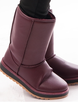 Cizme Dama In Stil UGG Imblanite Grena