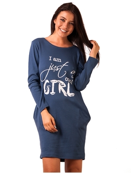 Rochie Sport Cu Imprimeu Albastra