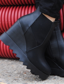 Botine Dama Talpa Ortopedica Negre