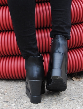 Botine Dama Talpa Ortopedica Negre