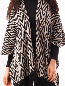 Cardigan Dama In Zig-Zag