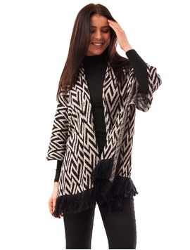 Cardigan Dama In Zig-Zag