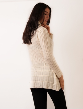 Pulover Dama Stil Rochita Crem
