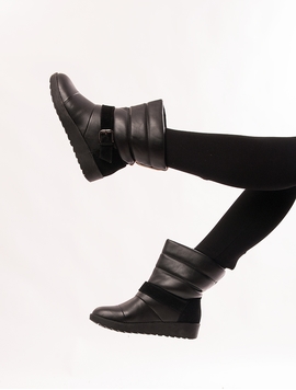 Ghete Dama Imblanite Stil UGG Negre