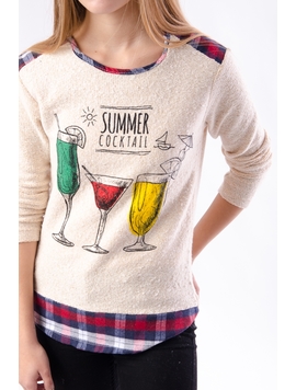 Bluza Dama Cu Imprimeu 