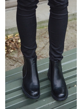 Ghete Dama Imblanite Cu Elastic Negre