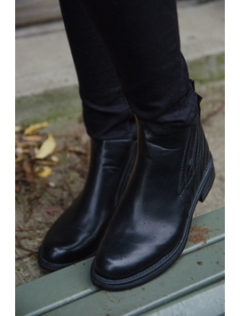 Ghete Dama Imblanite Cu Elastic Negre
