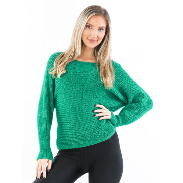 Pulover Dama Emily Style Verde