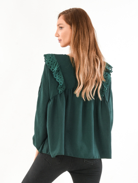 Bluza Voal Dama Vannesa Style Verde