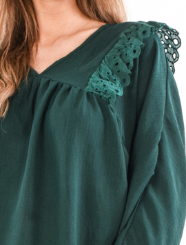 Bluza Voal Dama Vannesa Style Verde