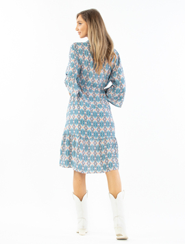 Rochie Dama TheaOne Albastru Deschis