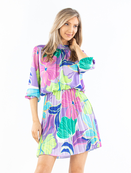 Rochie Dama Satin Dooriya Mov
