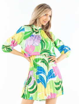 Rochie Dama Satin Dooriya Verde