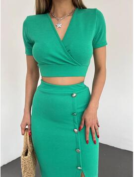 Compleu Dama 2 Piese Christine Verde