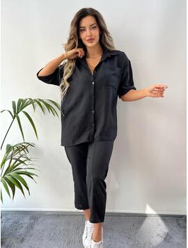 Compleu Dama 2 Piese Phebe Negru