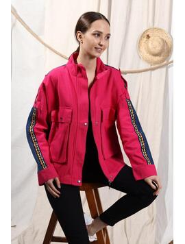Jacheta Dama Denim Catherine Fucsia