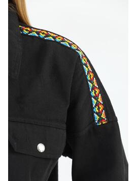 Jacheta Dama Denim IvyOne Negru