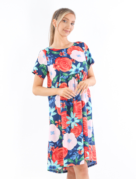 Rochie Dama Panza KBL Rose Bleumarin