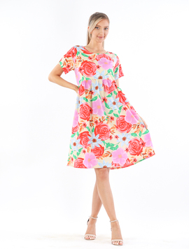 Rochie Dama Panza KBL Rose Crem