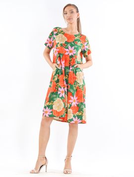 Rochie Dama Panza KBL Rose Verde