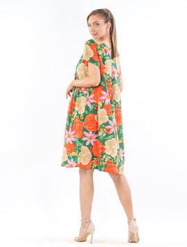Rochie Dama Panza KBL Rose Verde