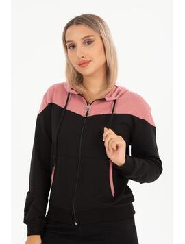 Trening Dama Bumbac Riya Negru cu Roz