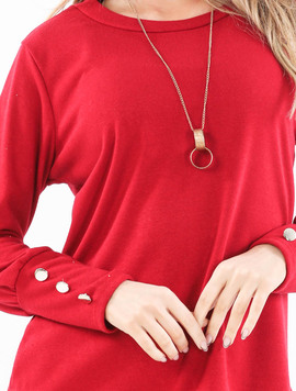 Bluza Dama ThreeForEach Rosu