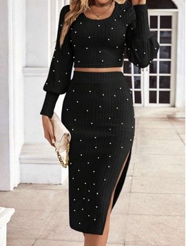 Compleu Dama PearlsInSeason Negru