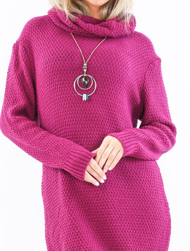 Pulover Dama RollCollar Mov