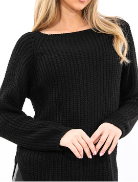 Pulover Dama SexyKnot Negru