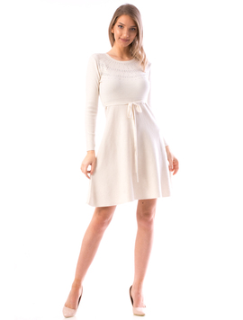 Rochie Dama Myry87 Alb