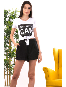 Tricou Dama ThisGirlCan Alb