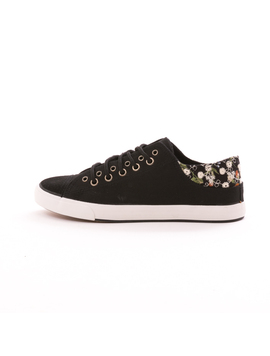 Tenesi Dama BraidedFlower Negru Alb Si Verde