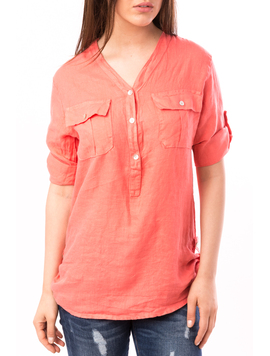 Bluza Dama Cu Dantela Bureaw Corai