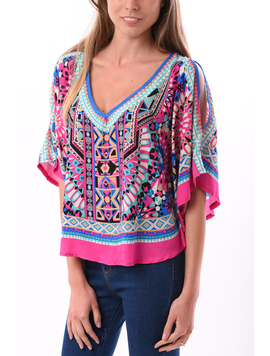 Bluza Dama Poncho Roz