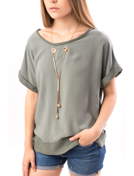Bluza Dama EleganceNecklace Kaky
