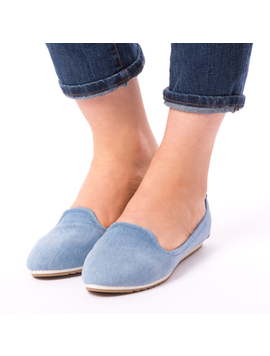 Mocasini Dama Denim Fast Albastru Deschis